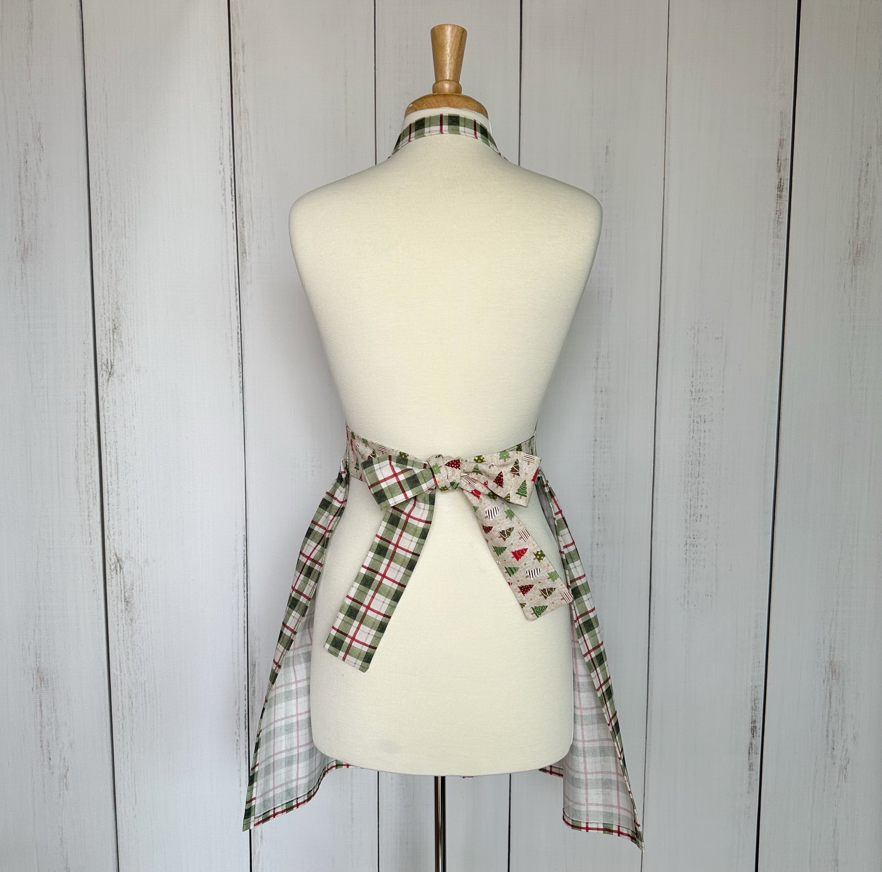 Christmas Trees & Plaid Legacy Apron
