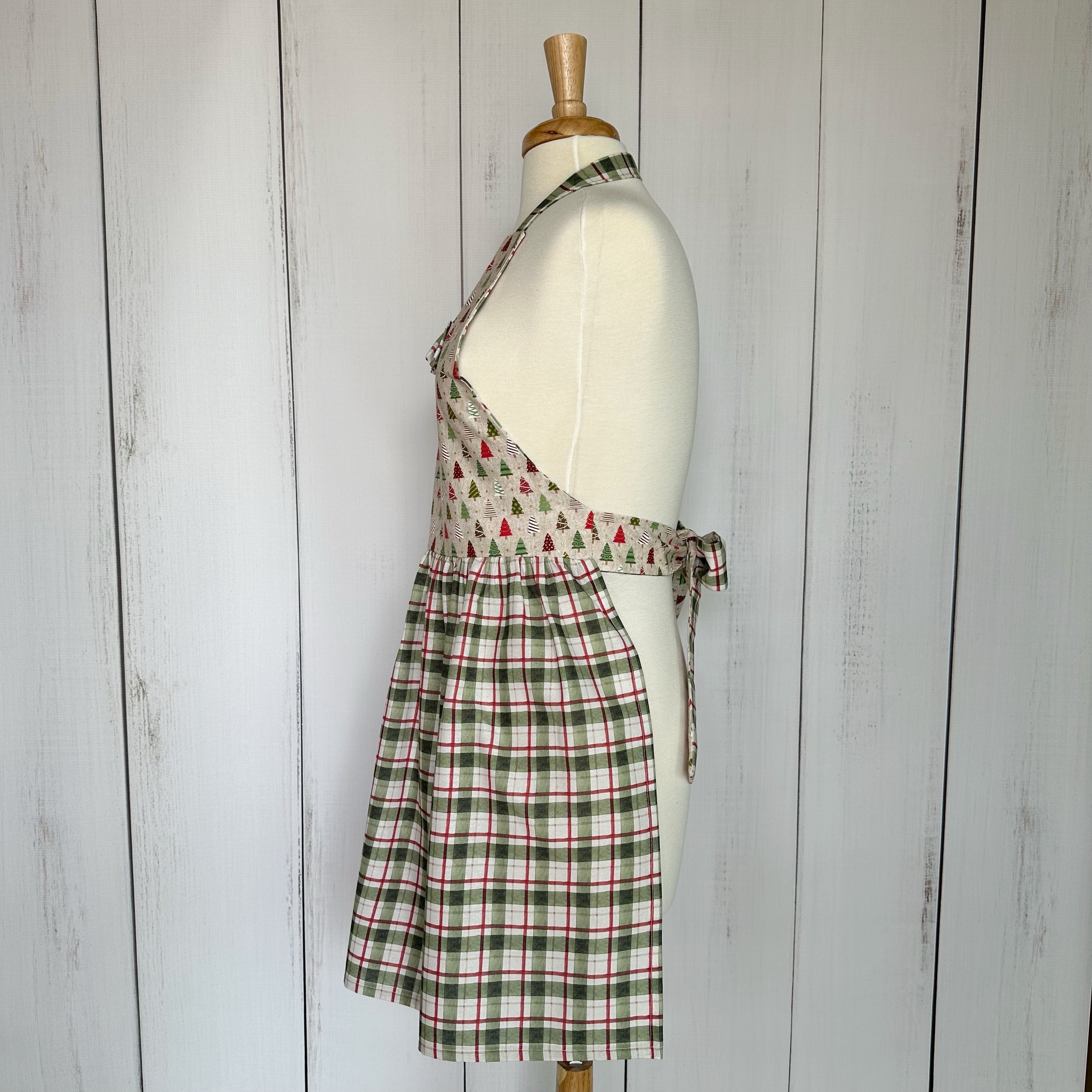 Christmas Trees & Plaid Legacy Apron
