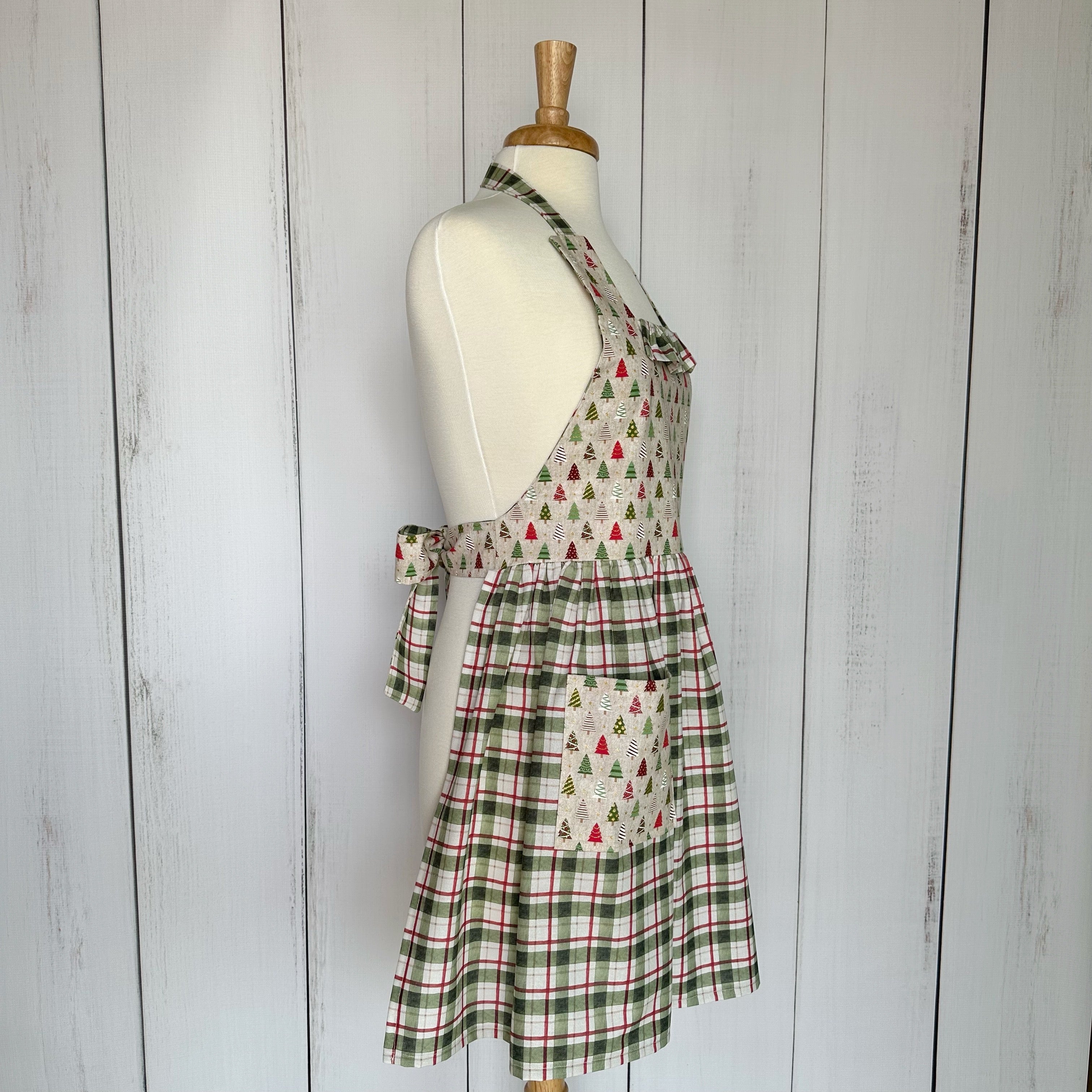 Christmas Trees & Plaid Legacy Apron