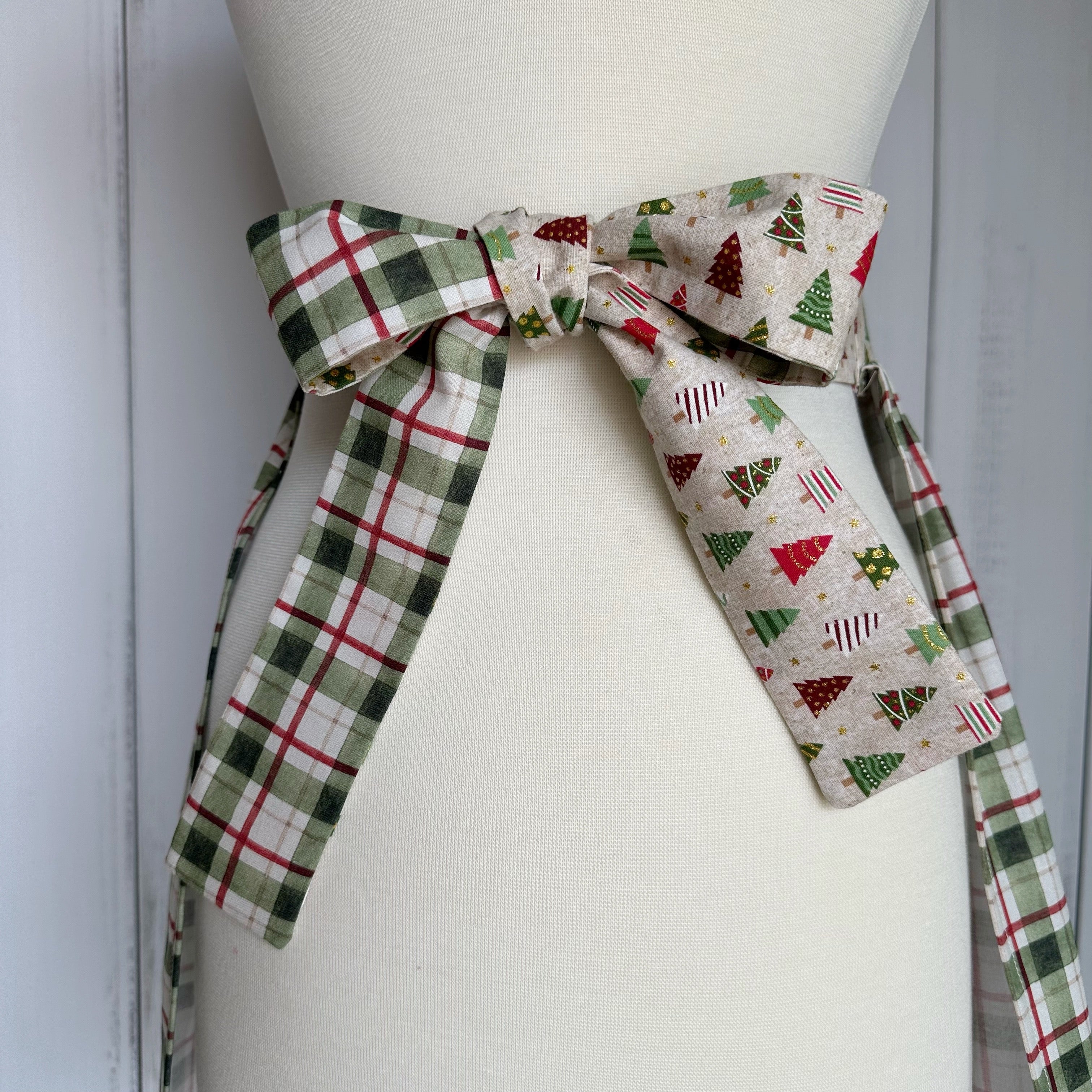 Christmas Trees & Plaid Legacy Apron