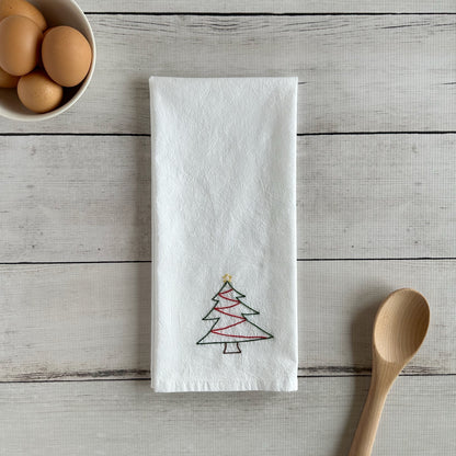 Christmas Tree Tea Towel