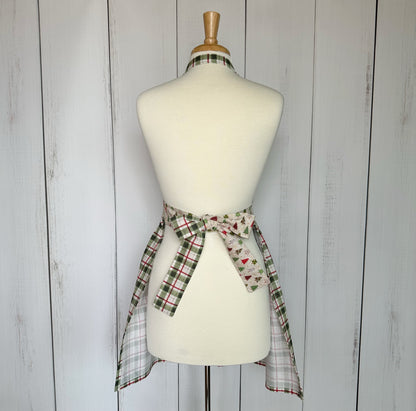 Christmas Trees &amp; Plaid Legacy Apron