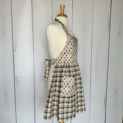 Christmas Trees &amp; Plaid Legacy Apron