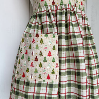 Christmas Trees &amp; Plaid Legacy Apron