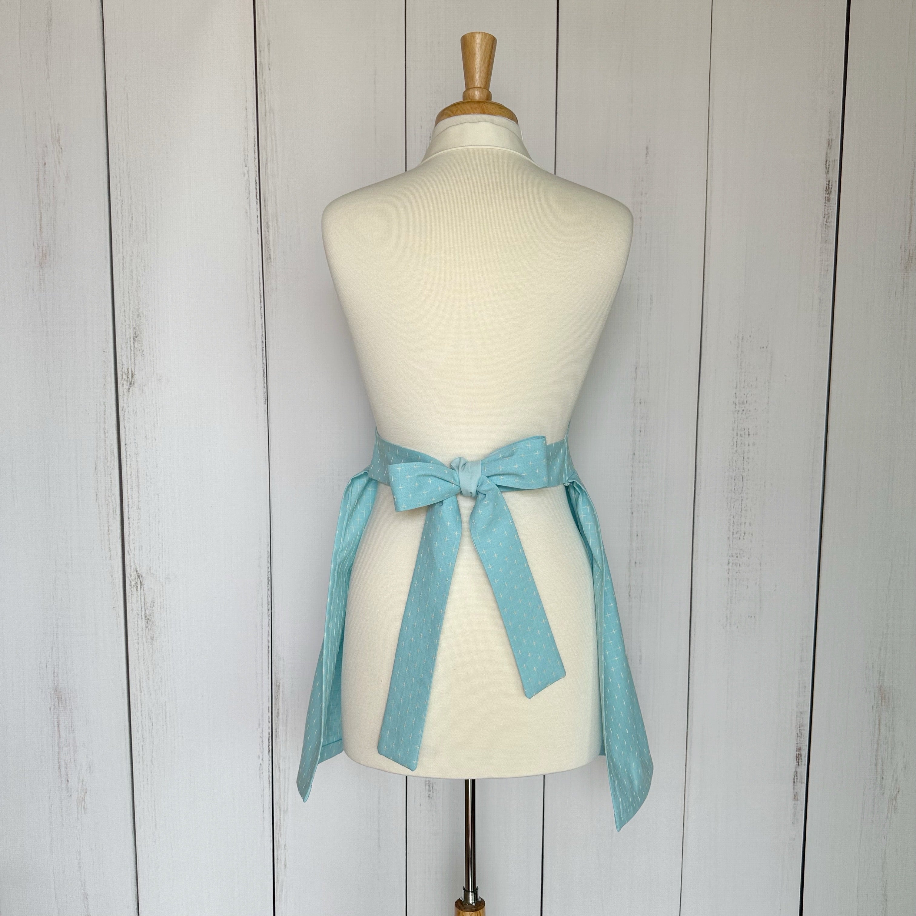 Blue Cross Stitch Legacy Apron