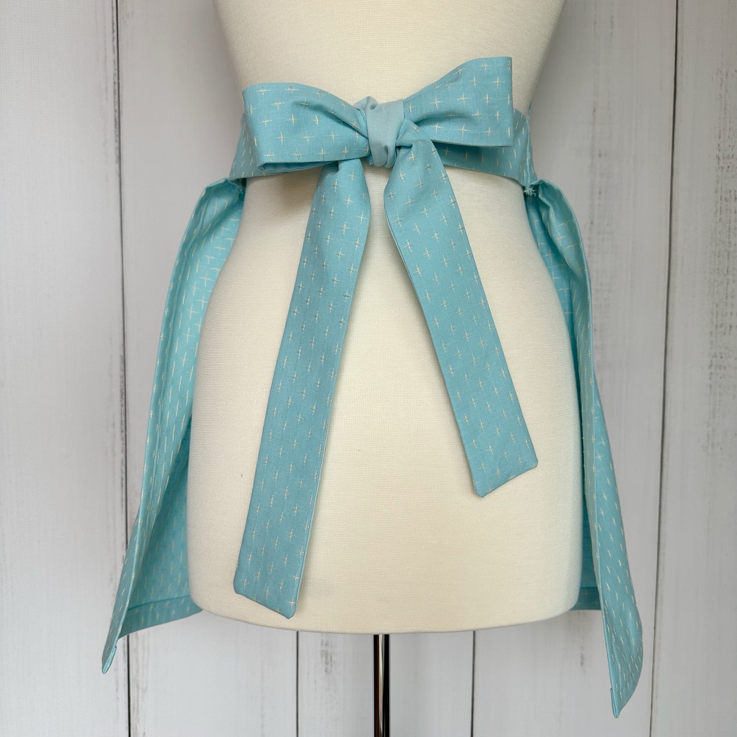 Blue Cross Stitch Legacy Apron