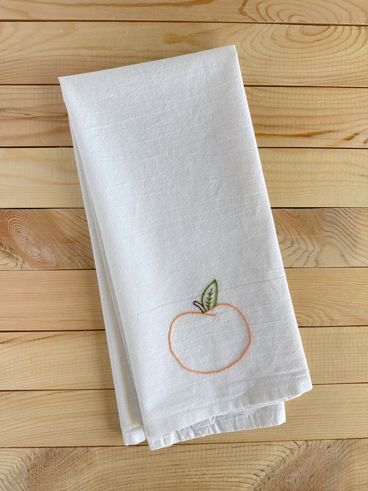 Hand Embroidered Tea Towel