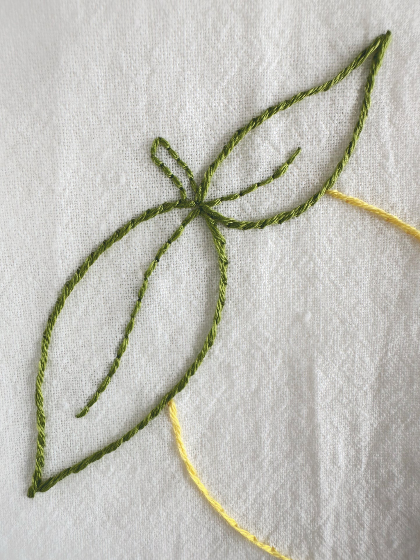 Hand Embroidered Tea Towel